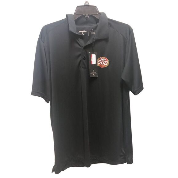 Antigua Mens 106th Indy 500 Tribute Short Sleeve 1/4 Buttoned Collared Shirt Siz - Picture 1 of 7
